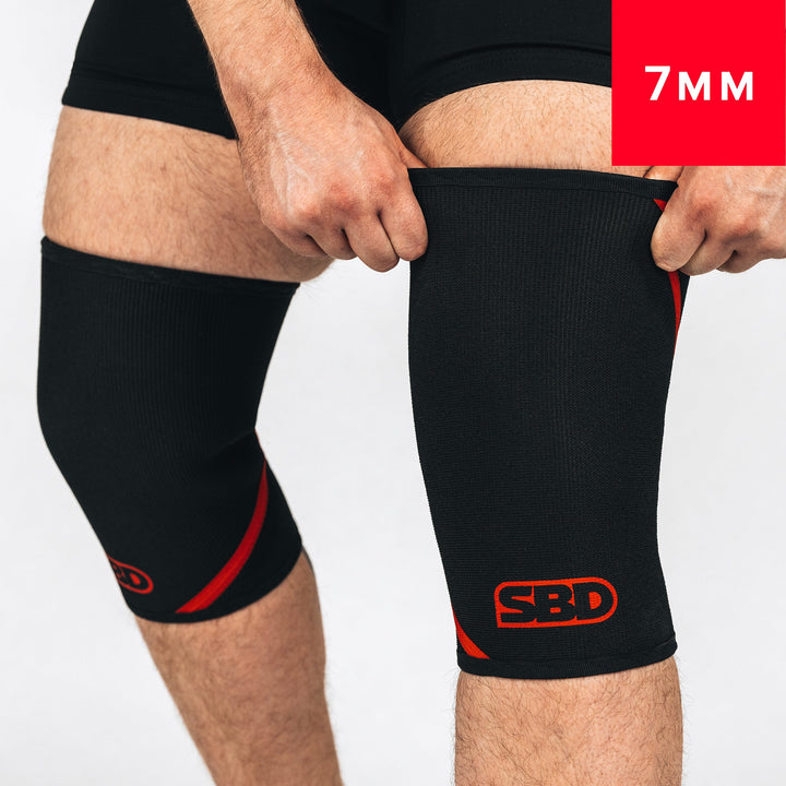 SBD 7mm Powerlifting Knee Sleeves