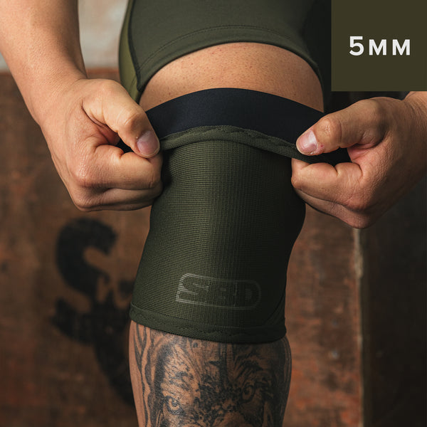 5mm Weightlifting Knee Sleeves - Resolve