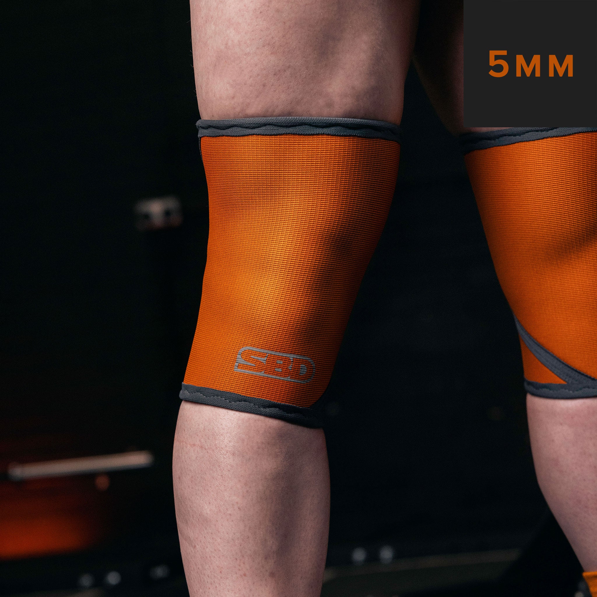 Weightlifting Knee Sleeves 5mm Forge limited edition Orange